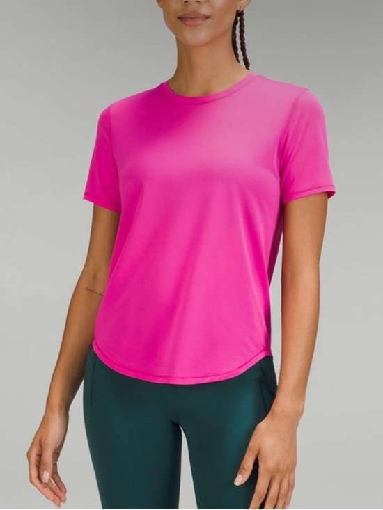 lululemon athletica Tops - Lululemon High-Neck Running and Training Short Sleeve - Sz 8